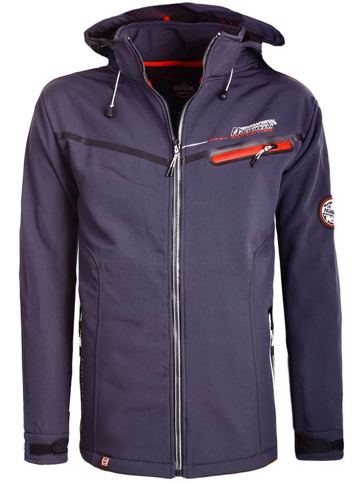 Geographical Norway Softshell Jas Grijs Turbo Dry Tapaya, Kleding | Heren, Jassen | Zomer, Grijs, Nieuw, Verzenden