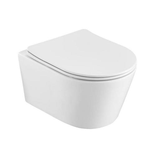 Wandcloset Sanilux Easy Flush Rimfree Compact Met Slim, Doe-het-zelf en Verbouw, Sanitair, Overige typen, Nieuw, Ophalen of Verzenden