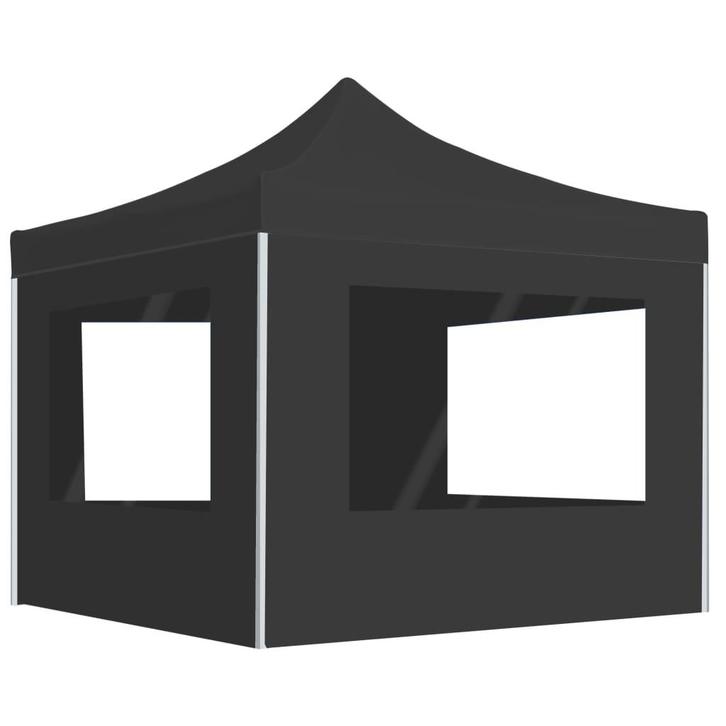 vidaXL Partytent inklapbaar met wanden 2x2 m aluminium, Tuin en Terras, Partytenten, Partytent, Nieuw, Verzenden