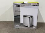 Veiling - EKO prullenbak Ecocasa 30L mat RVS, Gebruikt
