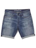 45% Denham  Shorts  maat 28, Kleding | Heren, Broeken en Pantalons, Nieuw, Blauw, Verzenden