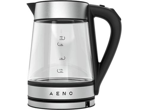 Aeno Aek0001s Waterkoker Transparant, Witgoed en Apparatuur, Waterkokers, Nieuw, 1 tot 2 liter, Verzenden