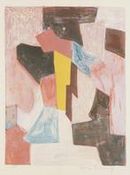 Serge Poliakoff (1900-1969) - Composition rouge, carmin et, Antiek en Kunst