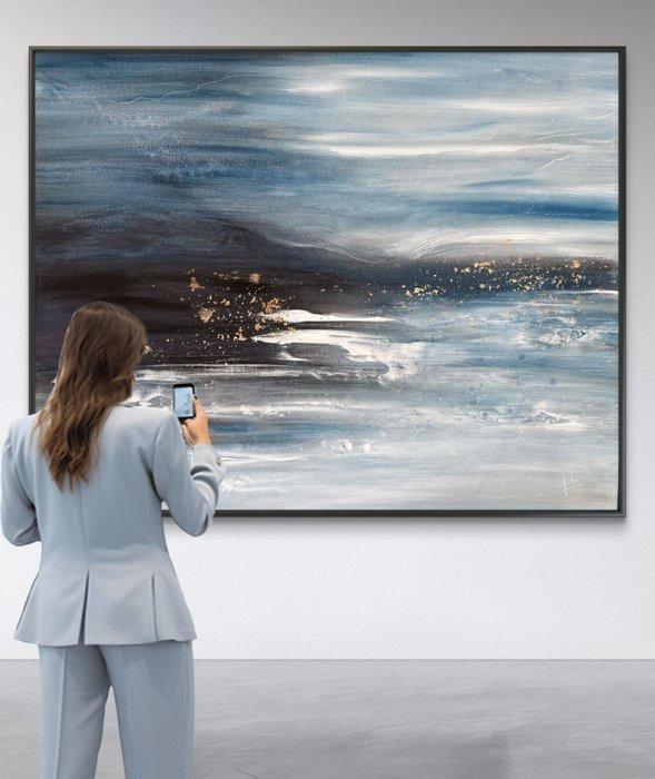 Luca Domiro - Shift - XL Painting, Antiek en Kunst, Kunst | Schilderijen | Modern