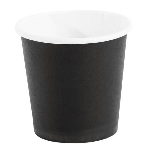 Disposable espresso bekers zwart 12cl | 50 stuks | 6(h) x, Zakelijke goederen, Horeca | Keukenapparatuur, Nieuw in verpakking