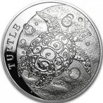 Fiji Schildpad 1 oz 2016, Postzegels en Munten, Munten | Oceanië, Zilver, Losse munt, Verzenden