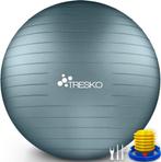 Tresko Fitness bal - Yoga bal - Pilates bal - 75cm - Grijs, Huis en Inrichting, Verzenden, Nieuw