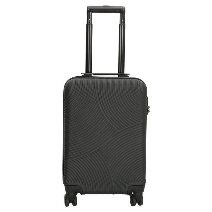 Handbagagekoffer zwart - 54x35x20cm, Sieraden, Tassen en Uiterlijk, Koffers, 35 tot 45 cm, 50 tot 60 cm, Slot, Uitschuifbare handgreep