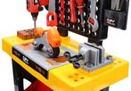 Werkbank kind - speelgoed gereedschap - 39-delig - 49x26x..., Ophalen of Verzenden, Nieuw