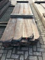 Gebruikte Azobé  Damwand planken hardhout 3 4 5  6cm dik !!!, Doe-het-zelf en Verbouw, Hout en Planken, Plank, Gebruikt, 300 cm of meer