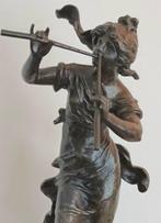 L & F Moreau - Beeld, Muse de Bois - 48.5 cm - Hout,