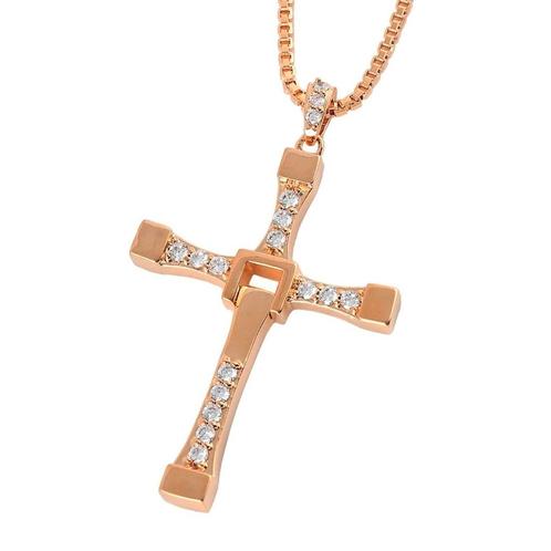 Fako Bijoux® - Ketting - Kruis - Kristal - Deluxe -, Sieraden, Tassen en Uiterlijk, Kettingen, Verzenden