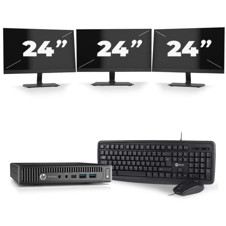 HP EliteDesk 800 G2 USFF - Intel Core i5-6e Generatie - 8GB, Computers en Software, Desktop Pc's, Nieuw, Verzenden