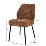 Tess Bordeaux-31563, Huis en Inrichting, Stoelen, Ophalen of Verzenden, Nieuw