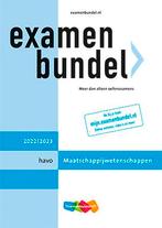 Examenbundel havo Maatschappijwetenschappen 20 9789006639704, Boeken, Filosofie, Zo goed als nieuw