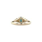 Audrey ring 14 krt - Sapphire, Ophalen of Verzenden, Nieuw