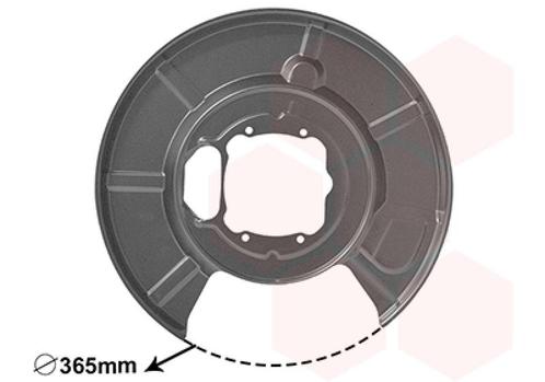 REMSCHIJF BESCHERMER VOOR BMW 5 E60/E61 2003-2010, Auto-onderdelen, Remmen en Aandrijving, Nieuw, Ophalen of Verzenden