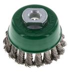 Komborstel 65mm (M 14X2) RVS 0,5mm (18xGevlochten), Verzenden, Nieuw