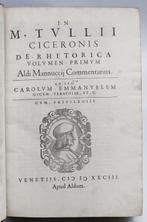 Manuzio / Cicerone - Orationes - 1583