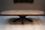 Tafel plat ovaal eikenhout  Matrix XL  180x90, Huis en Inrichting, Tafels | Eettafels, Nieuw