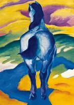 Kunstdruk Franz Marc - Blaues Pferd II 21x29.7cm, Verzenden, Nieuw