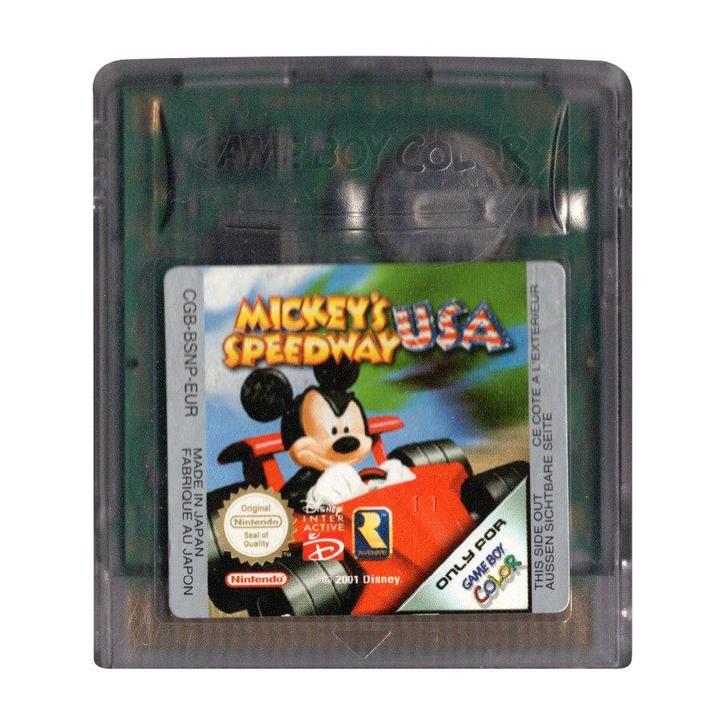 Game Boy Mickeys Speedway USA, Spelcomputers en Games, Games | Nintendo Game Boy, Zo goed als nieuw, Verzenden