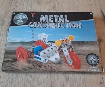 Metal Construction kit motor met zijspan beschikbaar voor biedingen
