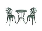 Coast 3-delige Bistroset Gietaluminium - 2 Stoelen 1 Tafel -, Verzenden, Nieuw