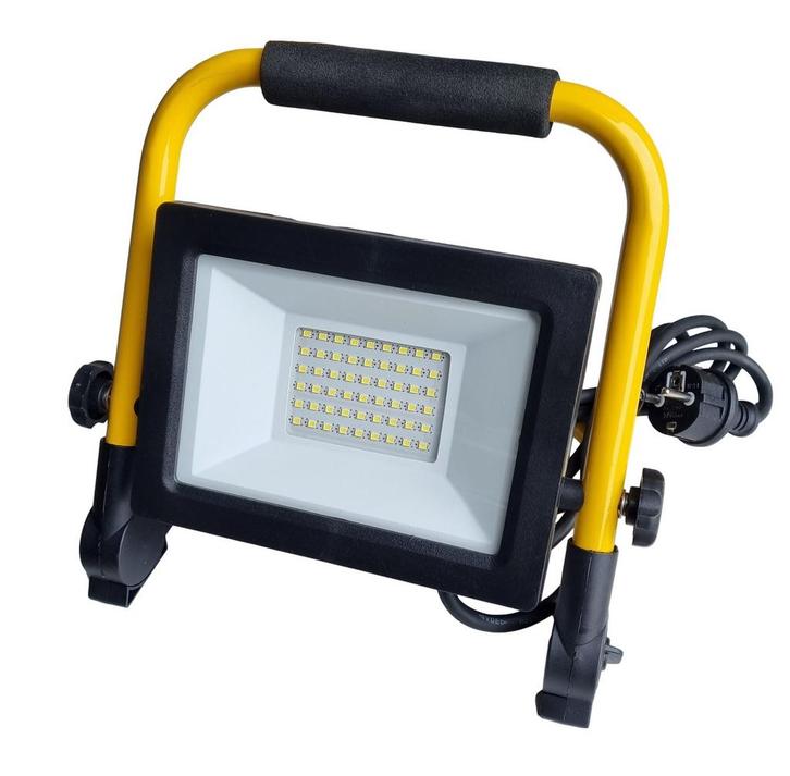 Werklicht op standaard | LED 30W=270W bouwlamp - 2700 Lumen, Huis en Inrichting, Lampen | Losse lampen, Nieuw, Verzenden