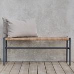 *WOONWINKEL* Brafab DK Tuinbankje Antraciet Aluminium Met Ro, Tuin en Terras, Tuinsets en Loungesets, Verzenden, Nieuw, Kunststof