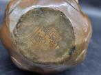 Beeld, Bronze Buddha Mood Head - 11.5 cm - Brons, Antiek en Kunst