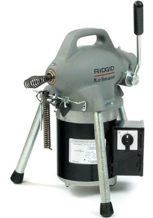 ACTIE: RIDGID K-50 elektrische verenmachine | kabelmachine, Doe-het-zelf en Verbouw, Gereedschap | Overige machines, Nieuw, Ophalen of Verzenden