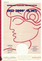 Jean Cocteau: Marianne op Franse staatslening uit 1982, Ophalen of Verzenden