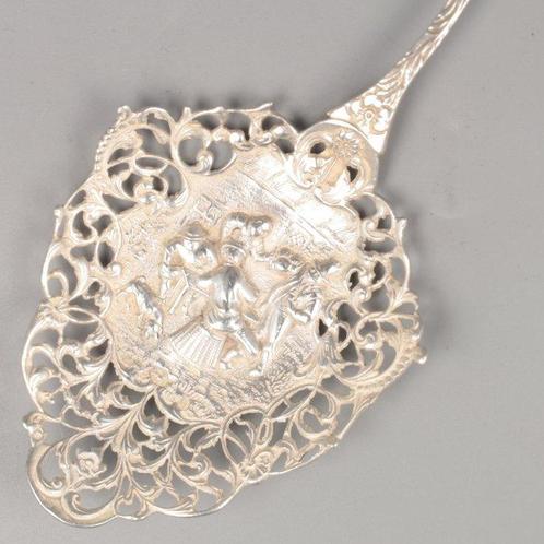 Vos & Schoorl (Haarlem, 1917) Petitfourschep - Taartschep -, Antiek en Kunst, Antiek | Goud en Zilver