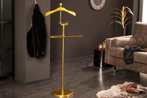 Elegante valet VALET 128 cm goudkleurige aluminium, Huis en Inrichting, Woonaccessoires | Kapstokken, Ophalen of Verzenden