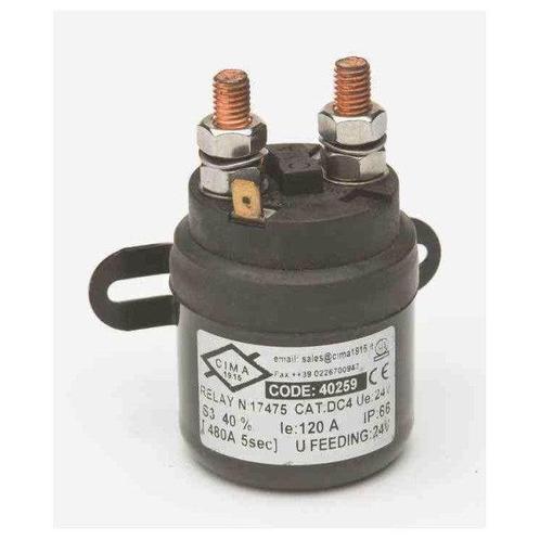 Bieden: Cima solenoid schakelrelais 24V | 120A - 40259, Watersport en Boten, Overige Watersport en Boten, Nieuw, Ophalen of Verzenden