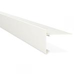 Aluminium daktrim 60x64mm, 2.5m. Wit, RAL 9010, Tuin en Terras, Ophalen of Verzenden, Nieuw