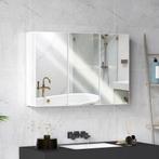 TRUUSK Badkamerspiegelkast - 3 Spiegeldeuren - Wandmontage -, Huis en Inrichting, Stoffering | Behang, Verzenden