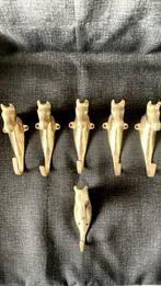 Kapstok (6) - Rustiek/equestre - Verguld messing