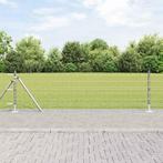 vidaXL Euro Hek met 13 Flenspalen 0,6x50 m van, Verzenden, Nieuw, IJzer