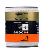 Gallagher TurboLine Lint 12,5mm Wit 200m, Ophalen of Verzenden, Nieuw