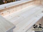 Steigerhouten Bar - Balie - Toonbank, Ophalen of Verzenden, Nieuw, Inclusief barstoelen