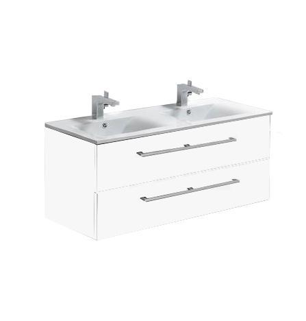 Sani Royal Badkamermeubel Romana 120 cm Hoogglans, Huis en Inrichting, Badkamer | Badkamermeubels