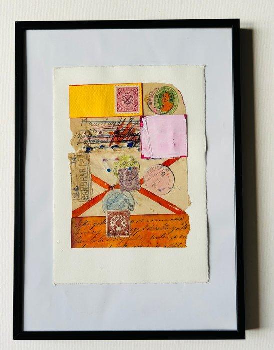Kenneth Mahood (1930) - Collage 2001, Antiek en Kunst, Kunst | Schilderijen | Modern