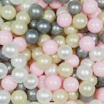 Ballenbak ballen | 100 stuks | Parel wit/zilver/ Licht ro..., Ophalen of Verzenden, Nieuw