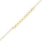 Handmade - Armband - 14 karaat Geel goud - Mixed Disc Chain, Nieuw