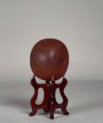 Figuur - Large natural amber bead - Amber - China - Qing, Antiek en Kunst