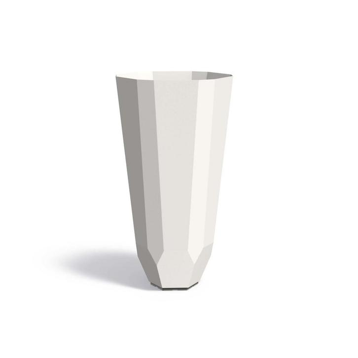 Aluminium bloempot Facet Ø60x120cm - Met bodem, Tuin en Terras, Bloembakken en Plantenbakken, 60 cm of meer, 60 tot 100 cm, Tuin