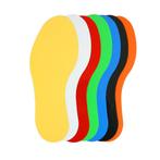 Voetstap voor vloermarkering  -  Geel  -  180 mm x 70 mm  -, Verzenden