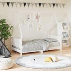 vidaXL Kinderbedframe 80x160 cm massief grenenhout wit, Kinderen en Baby's, Verzenden, Nieuw